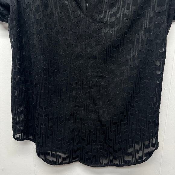 Ann Taylor Lace Workwear Office Career Party Elegant Classic Womens Top Medium - Picture 4 of 12